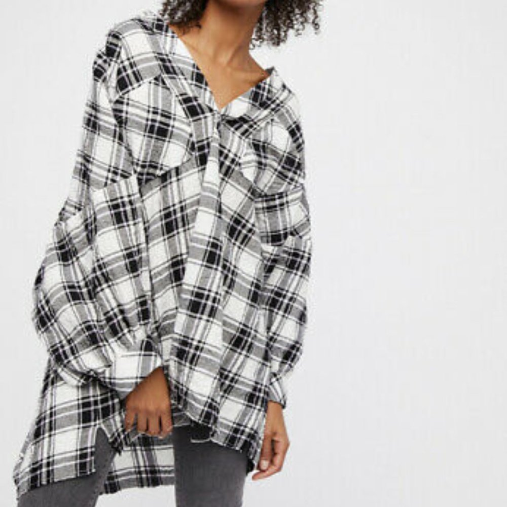 Free People Not Your Boyfriend's Tunic XS - Picture 2 of 12